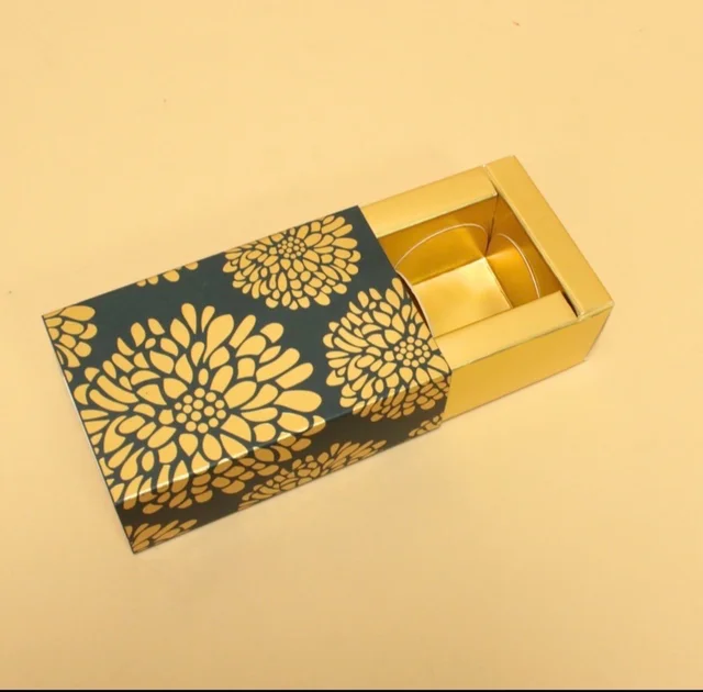 Slider Chocolate Box With Cavity - 2 Cavity, 10 Pcs, Delight 2