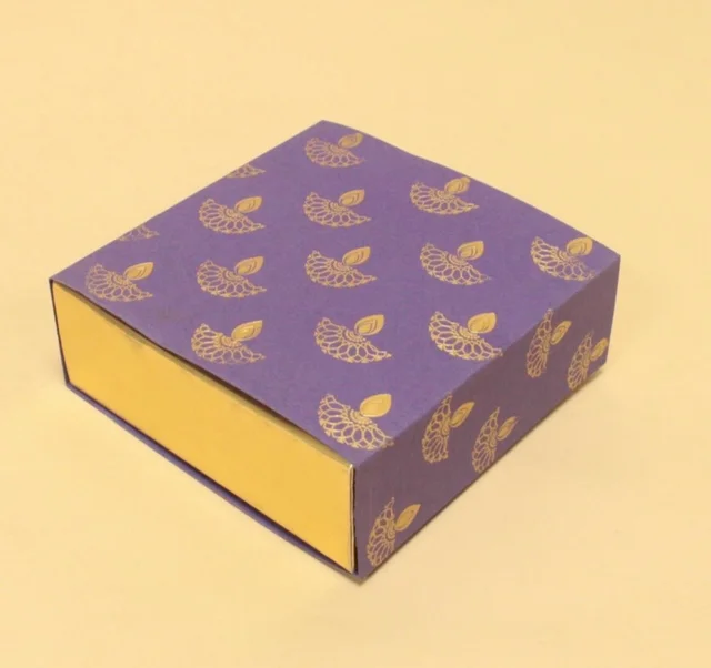 Slider Chocolate Box With Cavity - 4 Cavity, 10 Pcs, Delight 2