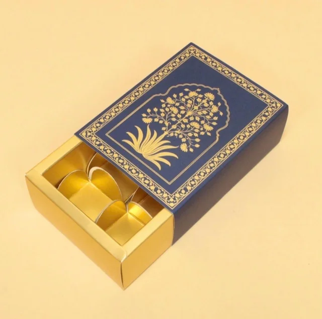 Slider Chocolate Box With Cavity - 6 Cavity, 10 Pcs, Delight 6