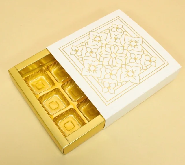 Slider Chocolate Box With Cavity - 9 Cavity, 10 Pcs, Delight 2
