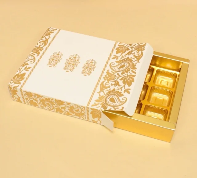 Slider Chocolate Box With Cavity - 9 Cavity, 10 Pcs, Delight 6