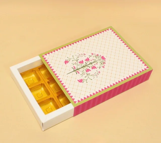 Slider Chocolate Box With Cavity - 12 Cavity, 10 Pcs, Delight 4