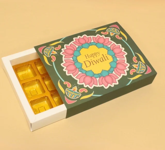 Slider Chocolate Box With Cavity - 12 Cavity, 10 Pcs, Delight 7