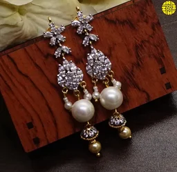 HJ Stunning Pearl Pendant Set Online F-215 - Pearl Ivory, Gold Plating