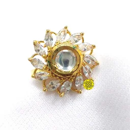 HJ Designer Ring Hjr-020rb - Ruby, Gold plating