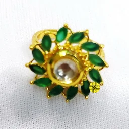 HJ Designer Ring Hjr-020wh - White, Gold plating