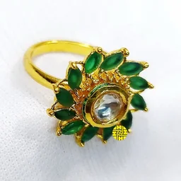 HJ Designer Ring Hjr-020wh - White, Gold plating