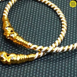 HJ High Gold Plating Designer Bangles Hmb 006a - Multi (Green-Multi), Gold Plating, 2.6