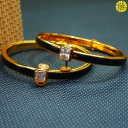 HJ Premium Quality High Gold Plating Meenakari Maroon Bangles - Hmb 015mr - Maroon, Gold Plating, 2.6 Flexible