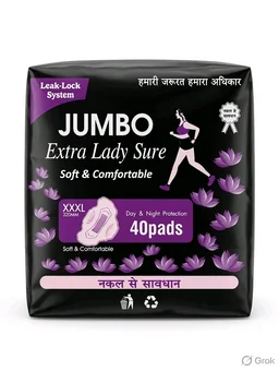 Jumbo Sanetry Pads ( Pack Of 40 Pads ) 