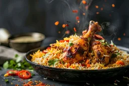 Potlam Chicken dum biryani Single