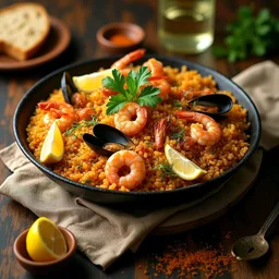 Prawns biryani