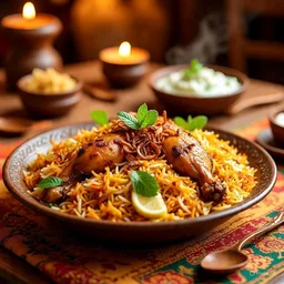 Chicken biryani Single