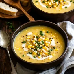 Veg Sweetcorn Soup