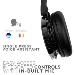 boAt Rockerz 370 Wireless Headphone - Black - Black