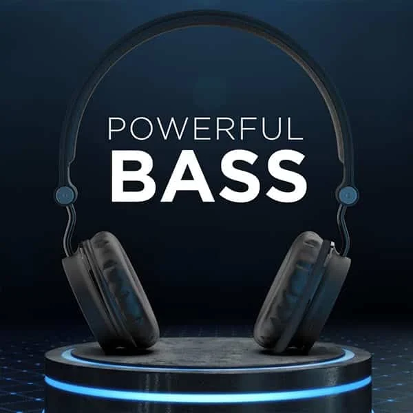 boAt Rockerz 410 Bluetooth Headphone Super Extra Bass - Black - Black