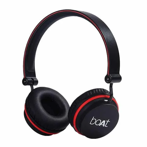 boAt Rockerz 410 Bluetooth Headphone Super Extra Bass - Red - Red