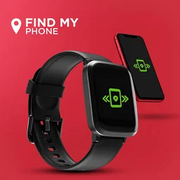 boAt Storm RTL Smart Watch - Black - Black