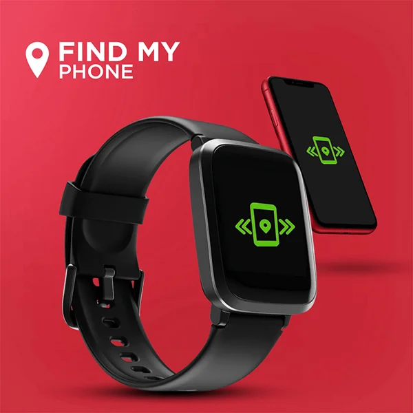 boAt Storm RTL Smart Watch - Black - Black