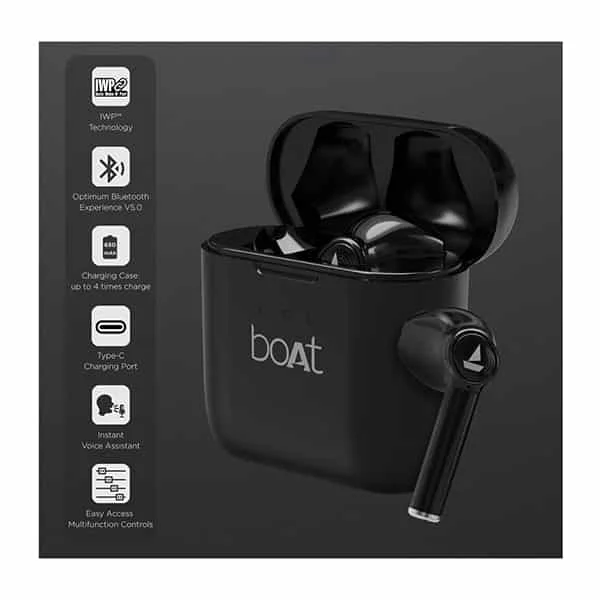 boAt TWS Airdopes 138 Wireless Earbuds - White - White