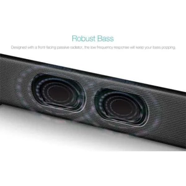 F&D F&D E200 3W 2 Channel Soundbar (Black)