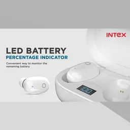 Intex Air Studs Flair True Wireless Earbuds (Black) - Black, White