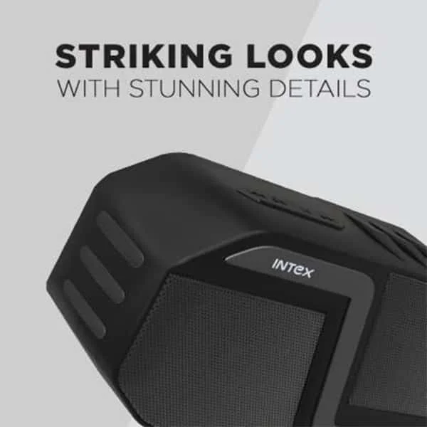 Intex Beast 801 10 W Bluetooth Speaker - Black - Black