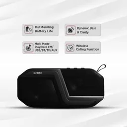 Intex Beast 801 10 W Bluetooth Speaker - Black - Black