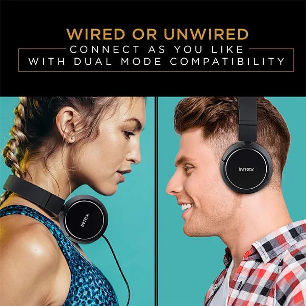 Intex Roar 201 Wireless Headphone Bluetooth Headset