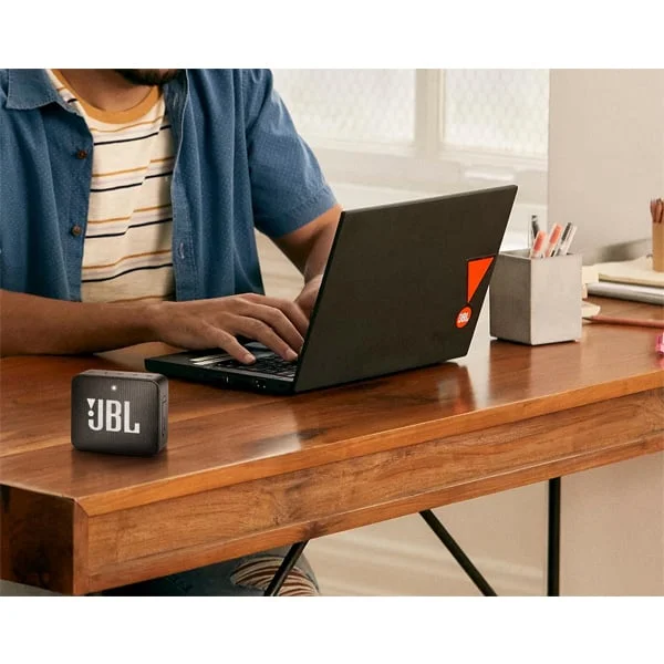 JBL GO2 Portable Bluetooth Speaker with Mic - Black - Black