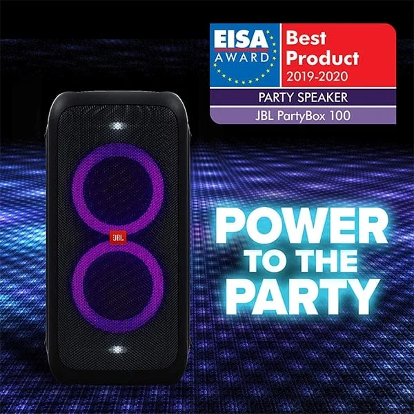 JBL Party Box 100 Portable 160 W Bluetooth Party Speaker