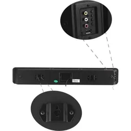 Philips HTL1041/94 40W Bluetooth Soundbar with Subwoofer (2.1 Channel)