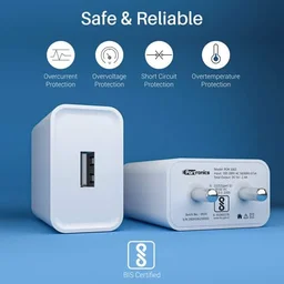 Portronics Adapto 62 2.4 A Mobile Charger with Detachable Cable