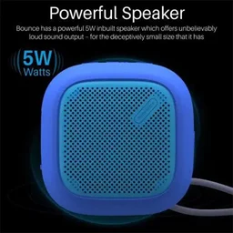 Portronics Bounce POR-952 Portable Bluetooth Speaker with FM - Black, Blue