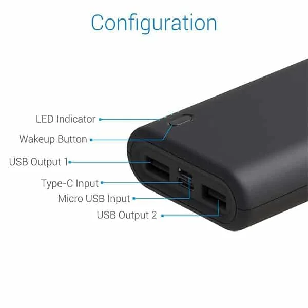 Portronics POR 1017 Indo 20X 20000 mAh Portable Power Bank