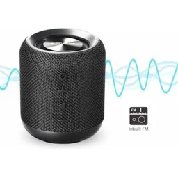 Portronics SoundDrum POR871 10 W Bluetooth Speaker - Black - Black