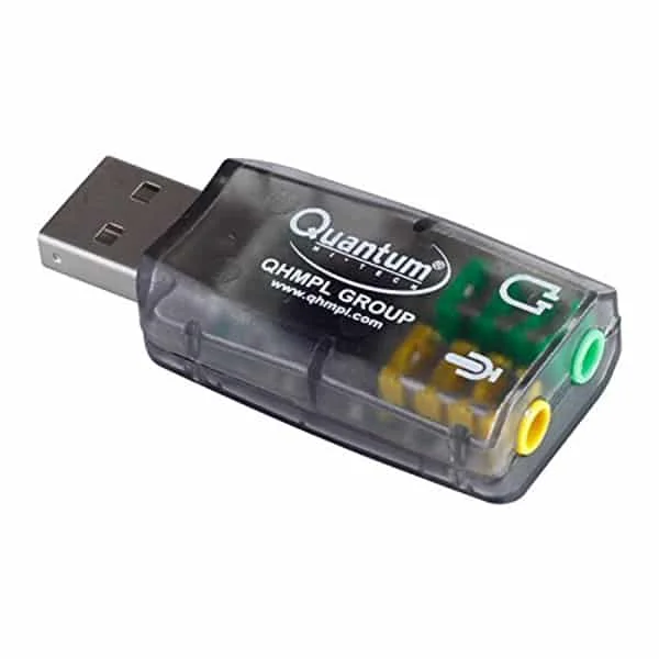 Quantum QHM 623 3D Virtual 5.1 USB Sound Card Adapter
