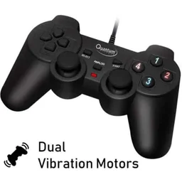 Quantum QHM 7468-2V USB Gamepad (Black)