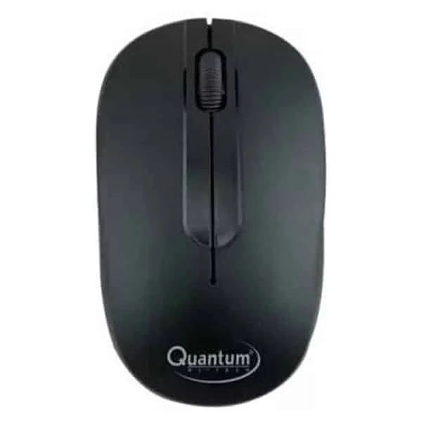Quantum QUANTUM QHM271 Wireless Optical Mouse (2.4GHz Wireless, Black)