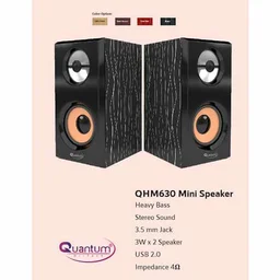 Quantum QUANTUM QHM630 USB MINI SPEAKER Laptop/Desktop Speaker (2.0 Channel)