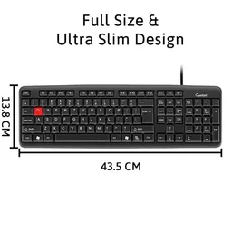 Quantum QHM7403D Wired USB Desktop Keyboard
