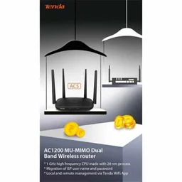 Tenda AC5 AC1200 1167 Mbps Router