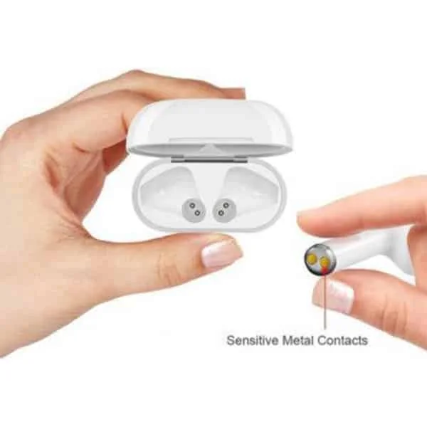 Ubon BT-200 Wireless Earbuds Bluetooth Headset (White, True Wireless)