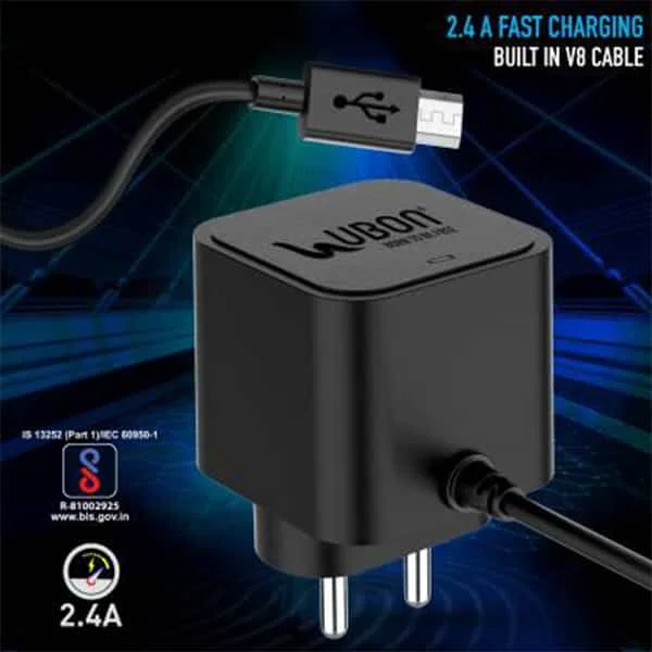 Ubon CH-67 5 W 2.4 A Mobile Charger (Black)