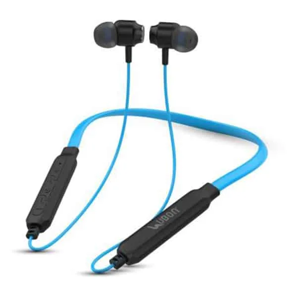 Ubon CL-20 Fusion Band Wireless Neckband | Built-in 6hrs Bluetooth Headset - Red - Red