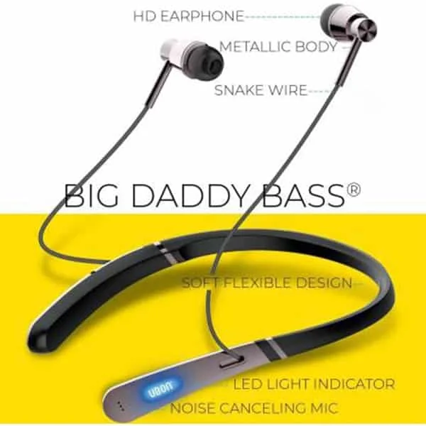 Ubon CL-25 Zono Bass Wireless Neckband with 15 Hour Battery Life
