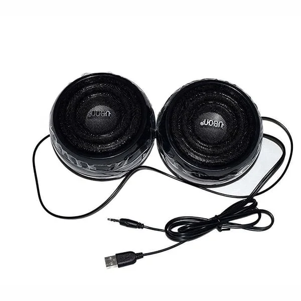 Ubon CP 010 5 W Mobile/Tablet Speaker (2.1 Channel) - Black, White
