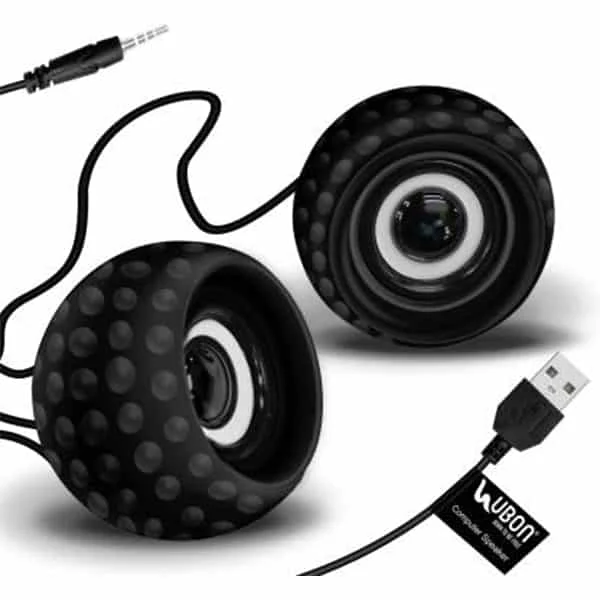 Ubon GSP-100A Mini Multimedia Computer Speaker 10 W Mobile/Tablet Speaker