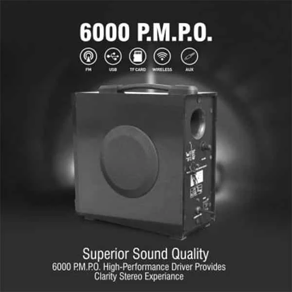 Ubon HT-2060 20 W Bluetooth Tower Speaker (Black, 2.1 Channel)