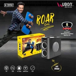 Ubon HT-2060 20 W Bluetooth Tower Speaker (Black, 2.1 Channel)